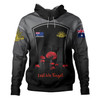 Australia Anzac Day Custom Hoodie - Remembrance Day Lest We Forget Special Black Hoodie