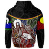 Australia Custom Hoodie - Aboriginal Inspired Dot In Naidoc Week Style