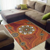 Australia Aboriginal Inspired Area Rug -  Aboriginal Connection Concept Art Background