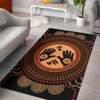 Australia Aboriginal Inspired Area Rug - Concept Art Aboiginal Inspired Dot Painting Style