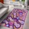 Australia Aboriginal Inspired Area Rug - Indigenous Art Aboriginal Inspired Dot Painting Style