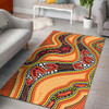 Australia Aboriginal Inspired Area Rug - Indigenous Art Aboriginal Inspired Dot Painting Style 2