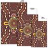 Australia Aboriginal Inspired Area Rug - Aboriginal Style Of Concentration Art