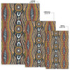 Australia Aboriginal Inspired Area Rug - Aboriginal Dot Design Seamless Background