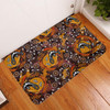 Australia Aboriginal Inspired Door Mat - Kangaroo Aboiginal Inspired Dot Painting Style Door Mat