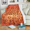 Australia Aboriginal Inspired Blanket -  Aboriginal Art Seamless Pattern