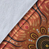 Australia Aboriginal Inspired Blanket - Aboriginal Dot Art Pattern Background