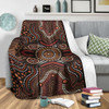 Australia Aboriginal Inspired Blanket - Aboriginal Style Of Background