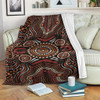 Australia Aboriginal Inspired Blanket - Aboriginal Style Of Background