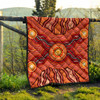 Australia Aboriginal Inspired Quilt - Indigenous Connection Aboiginal Inspired Dot Painting Style