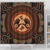 Australia Aboriginal Inspired Shower Curtain - Concept Art Aboiginal Inspired Dot Painting Style