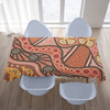 Australia Aboriginal Inspired Tablecloth -  Aboiginal Inspired Dot Painting Style