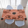 Australia Aboriginal Inspired Tablecloth - Indigenous Map Aboiginal Inspired Dot Painting Style