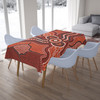 Australia Aboriginal Inspired Tablecloth - River Aboiginal Inspired Dot Painting Style