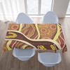 Australia Aboriginal Inspired Tablecloth - Indigenous Art Aboriginal Inspired Dot Painting Style 5