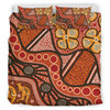 Australia Aboriginal Inspired Bedding Set -  Aboiginal Inspired Dot Painting Style