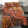 Australia Aboriginal Inspired Bedding Set -  Aboiginal Inspired Dot Painting Style