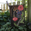 Australia Anzac Day Flag - Lest We Forget With Poppies Flowers Watercolor Style Flag Australia Anzac Day Flag - Lest We Forget With Poppies Flowers Watercolor Style Flag