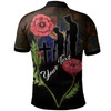 Australia Anzac Day Polo Shirt - Custom Lest We Forget With Poppies Flowers Watercolor Style Polo Shirt