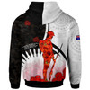 Australia Anzac Day Hoodie - Custom Lest We Forget Poppies Soldier Blood In My Heroes Hoodie