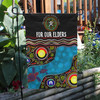 Naidoc Week Flag - Australia Culture Art With River And Tortoise Aboriginal Inspired Dot Art Flag