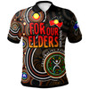 Naidoc Week Polo Shirt - Custom For Our Elders Aboriginal Inspired Dot Art Polo Shirt