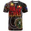 Naidoc Week T-shirt - Custom For Our Elders Aboriginal Inspired Dot Art T-shirt