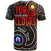 Naidoc Week T-shirt - Custom For Our Elders Aboriginal Inspired Dot Art T-shirt