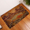 Australia Aboriginal Inspired Door Mat - Fish Aboriginal Dot Artwork