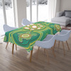 Australia Aboriginal Inspired Tablecloth - Aboriginal Dot Art Vector Painting With Turtle