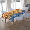 Australia Aboriginal Inspired Tablecloth - Aboriginal Dot Art Vector Background Nature Concept