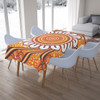 Australia Aboriginal Inspired Tablecloth - Aboriginal Art Dot Painting