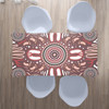 Australia Aboriginal Inspired Tablecloth - Dot Aboriginal Style Of Painting With Hands