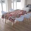 Australia Aboriginal Inspired Tablecloth - Dot Aboriginal Style Of Painting With Hands