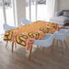 Australia Aboriginal Inspired Tablecloth - Aboriginal Dot Design Background