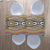 Australia Aboriginal Inspired Tablecloth - Aboriginal Dot Design Seamless Background