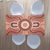 Australia Aboriginal Inspired Tablecloth - Land Aboriginal Art Painting Background