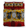 Australia Indigenous Bedding Set - Aboriginal inspired hand print artwork