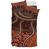 Australia Indigenous Bedding Set - Aboriginal Inspired Midnight Dreamtime