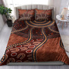 Australia Indigenous Bedding Set - Aboriginal Inspired Midnight Dreamtime
