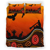 Australia Indigenous Bedding Set - Australia aboriginal inspired with beautiful landscape