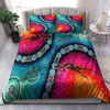 Australia Indigenous Bedding Set - Australia Aboriginal Wild inspired land and river style Dot painting art