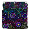 Australia Indigenous Bedding Set - Dreaming art aboriginal inspired background