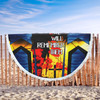 Australia and New Zealand Army Corps Beach Blanket - Commemorated ANZAC Day Lest We Forget Beach Blanket