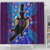 Australia Aboriginal Inspired Shower Curtain - Aboriginal Inspired Platypus Animal Style Art Shower Curtain