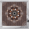 Australia Aboriginal Inspired Shower Curtain - The Gathering Place Style Art Shower Curtain