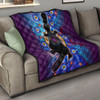 Australia Aboriginal Inspired Quilt - Aboriginal Inspired Platypus Animal Style Art Quilt