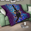 Australia Aboriginal Inspired Quilt - Aboriginal Inspired Platypus Animal Style Art Quilt