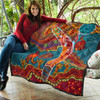 Australia Aboriginal Inspired Quilt - Aboriginal Inspired Style Art Quilt