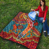 Australia Aboriginal Inspired Quilt - Aboriginal Inspired Style Art Quilt